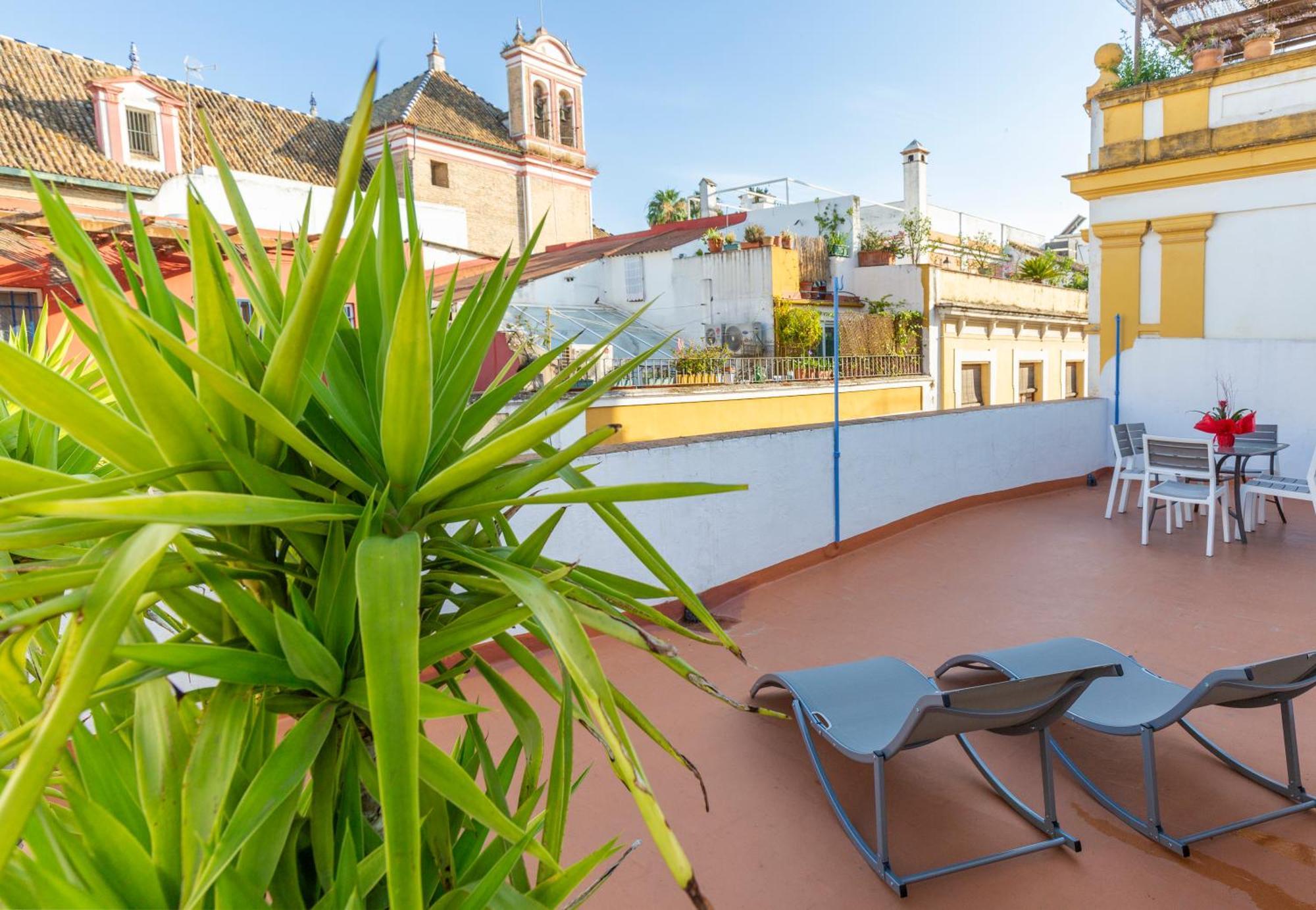 Descubrehome Penthouse Santa Cruz, Private Terrace Sevilla Buitenkant foto